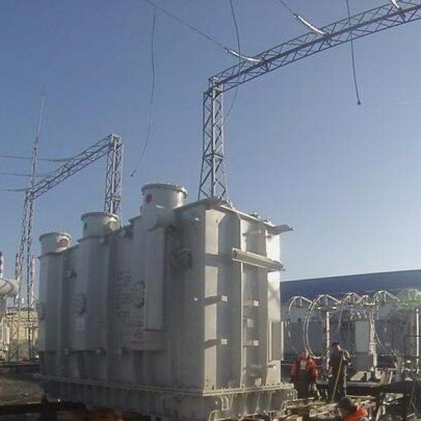 Погрузка трансформатора