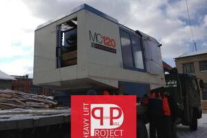 Разгрузка станка