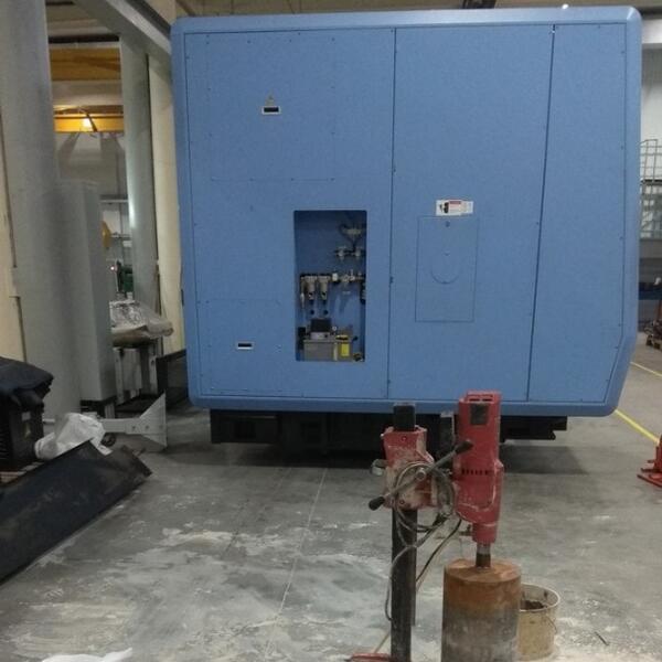 Установка станка