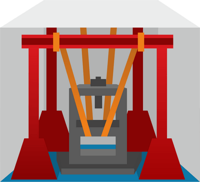 Монтаж гидравлических прессов усилие до 1000 тонн