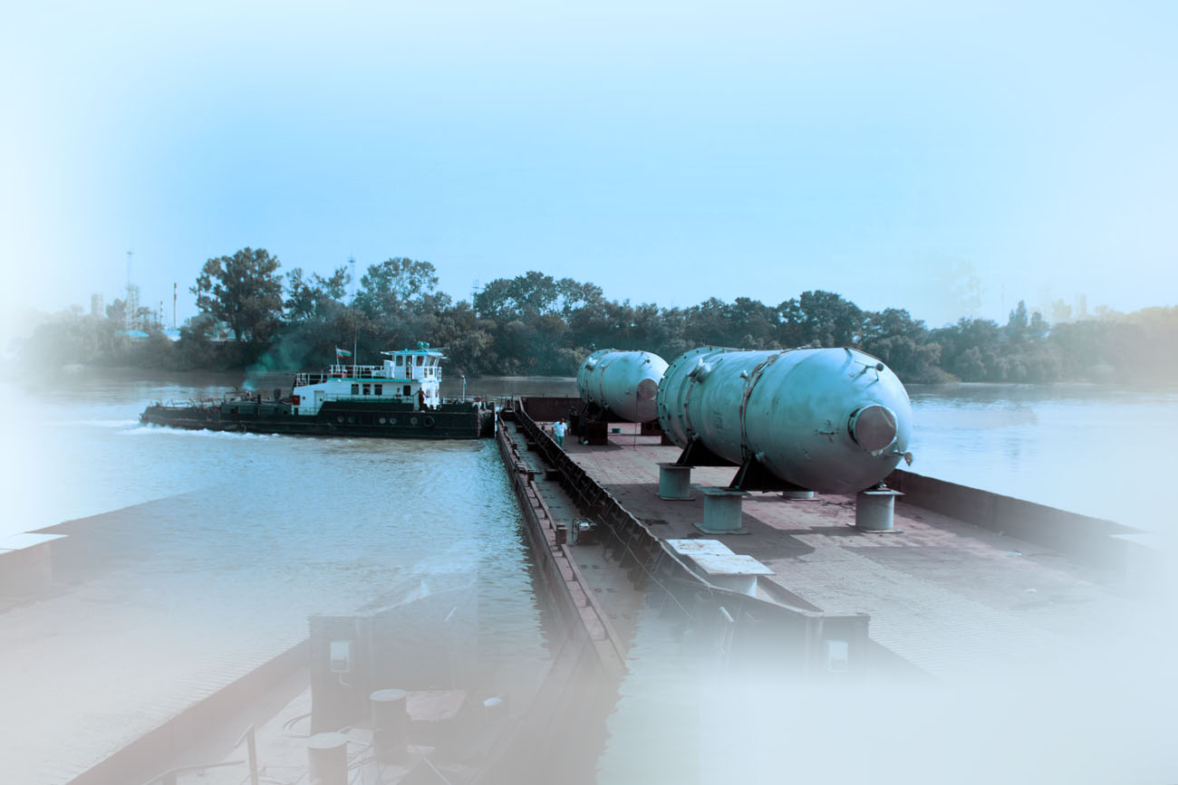 Использование портального крана